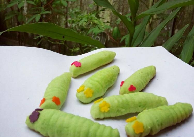 Resep Kue kering ulat Anti Gagal