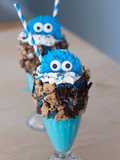 Malteada de cookie monster