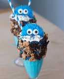 Malteada de cookie monster