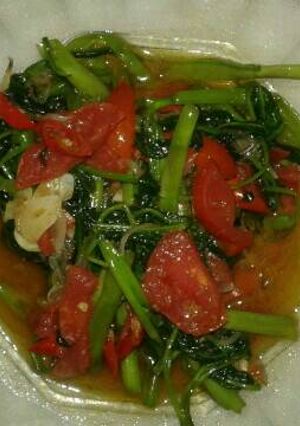 Foto resep Cah kangkung simple