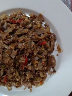 Foto resep Oseng-oseng jantung pisang