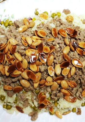صورة لوصفة رز بالبازيلا