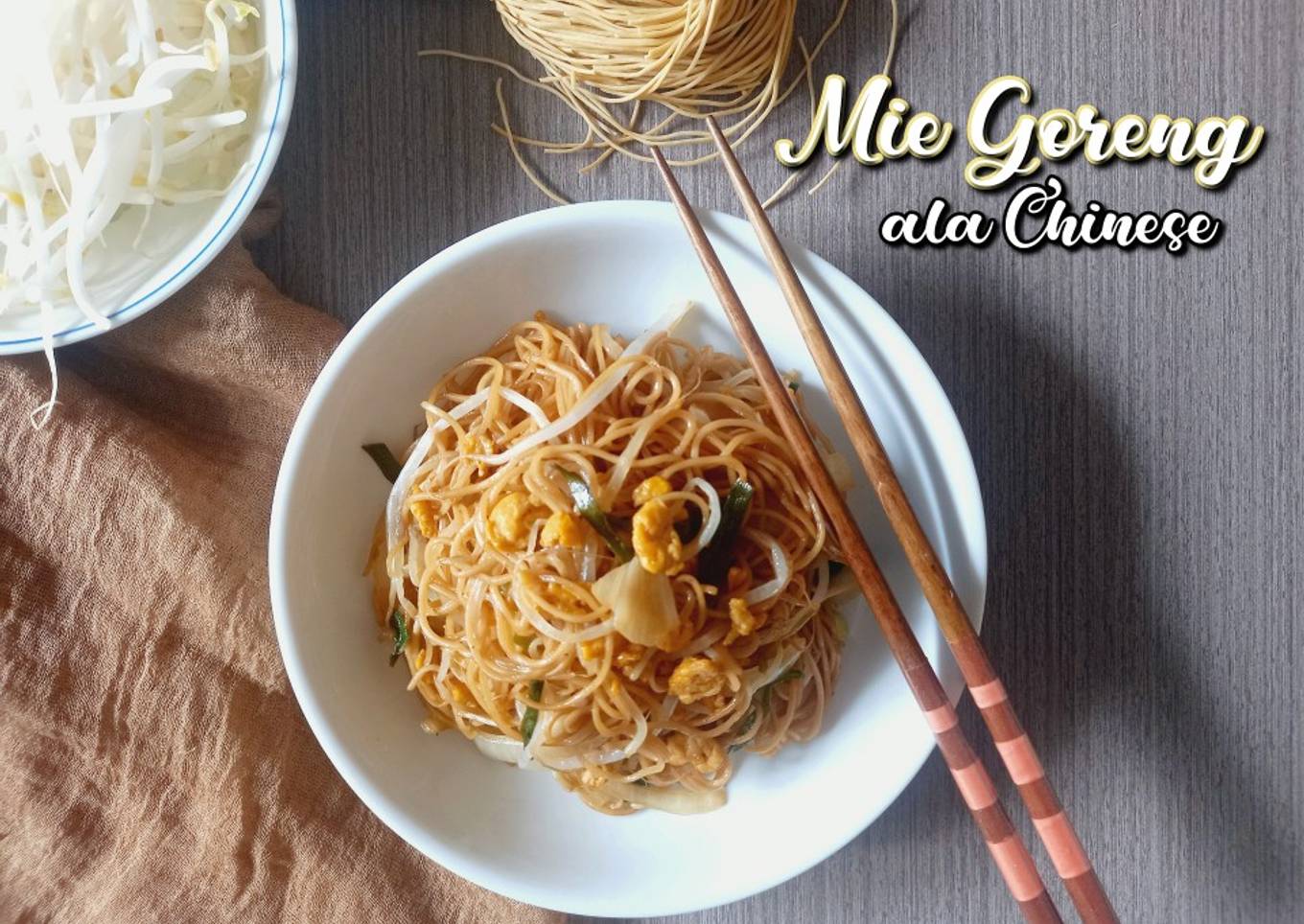 Mie Goreng ala Chinese dengan Tauge