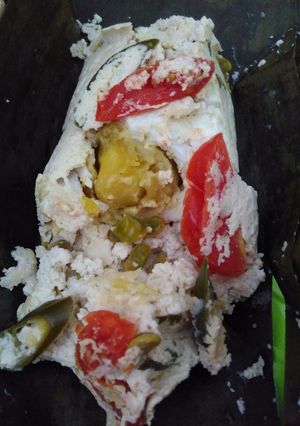 Foto resep Pepes tahu telor asin