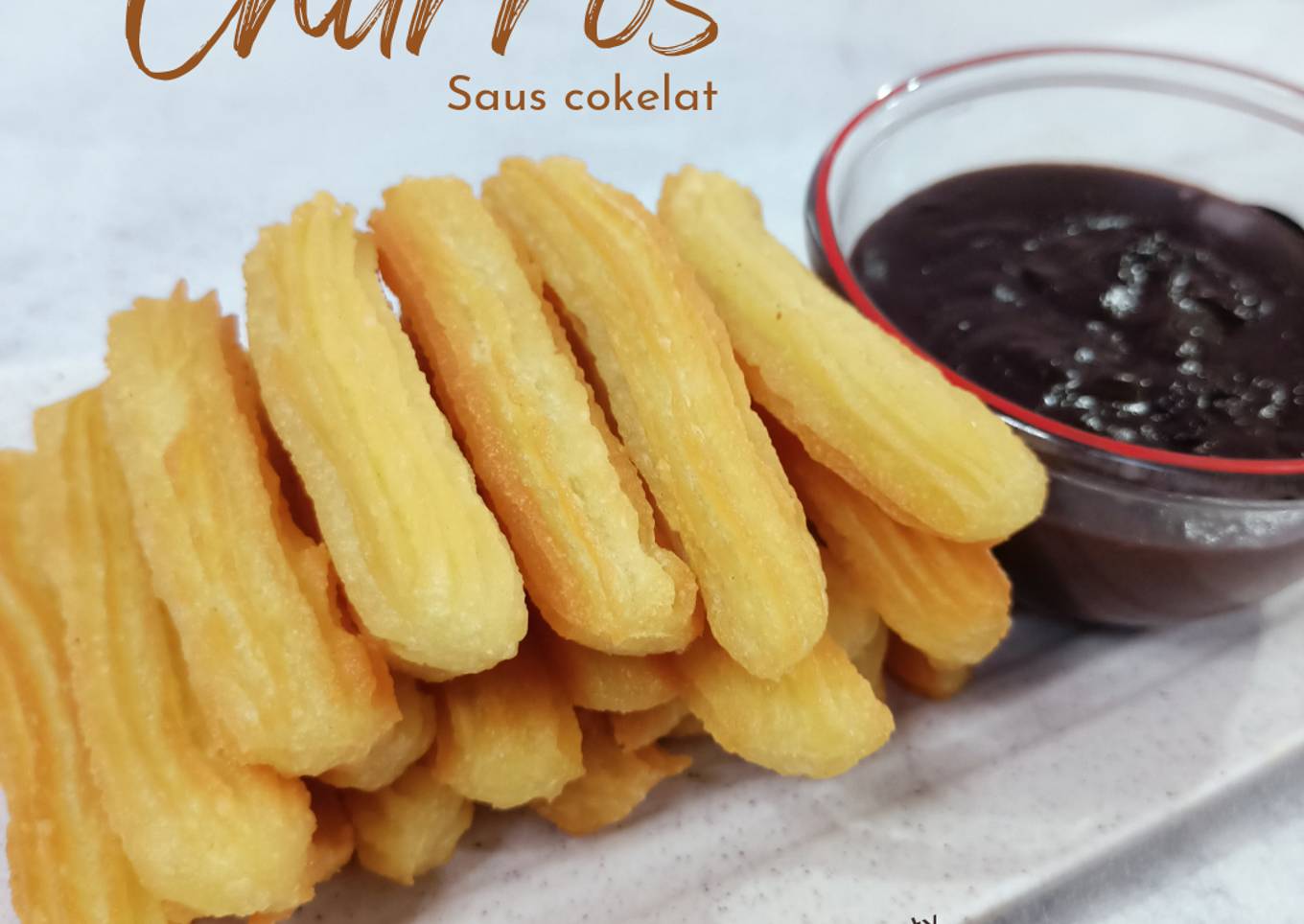 Resep Churros saus cokelat