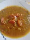 Sopa de lentejas y chorizo