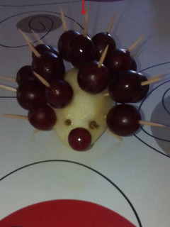 Una foto de Erizo de fruta