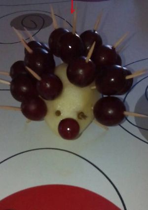 Una foto de Erizo de fruta