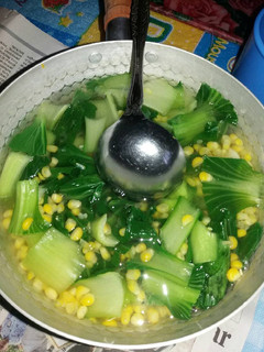 Foto resep Sayur Bening Sawi Jagung