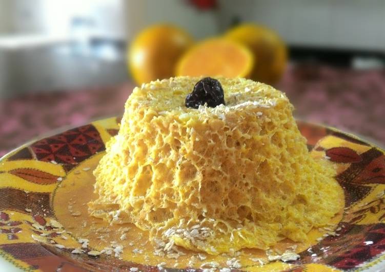 Bolo fit de laranja na caneca