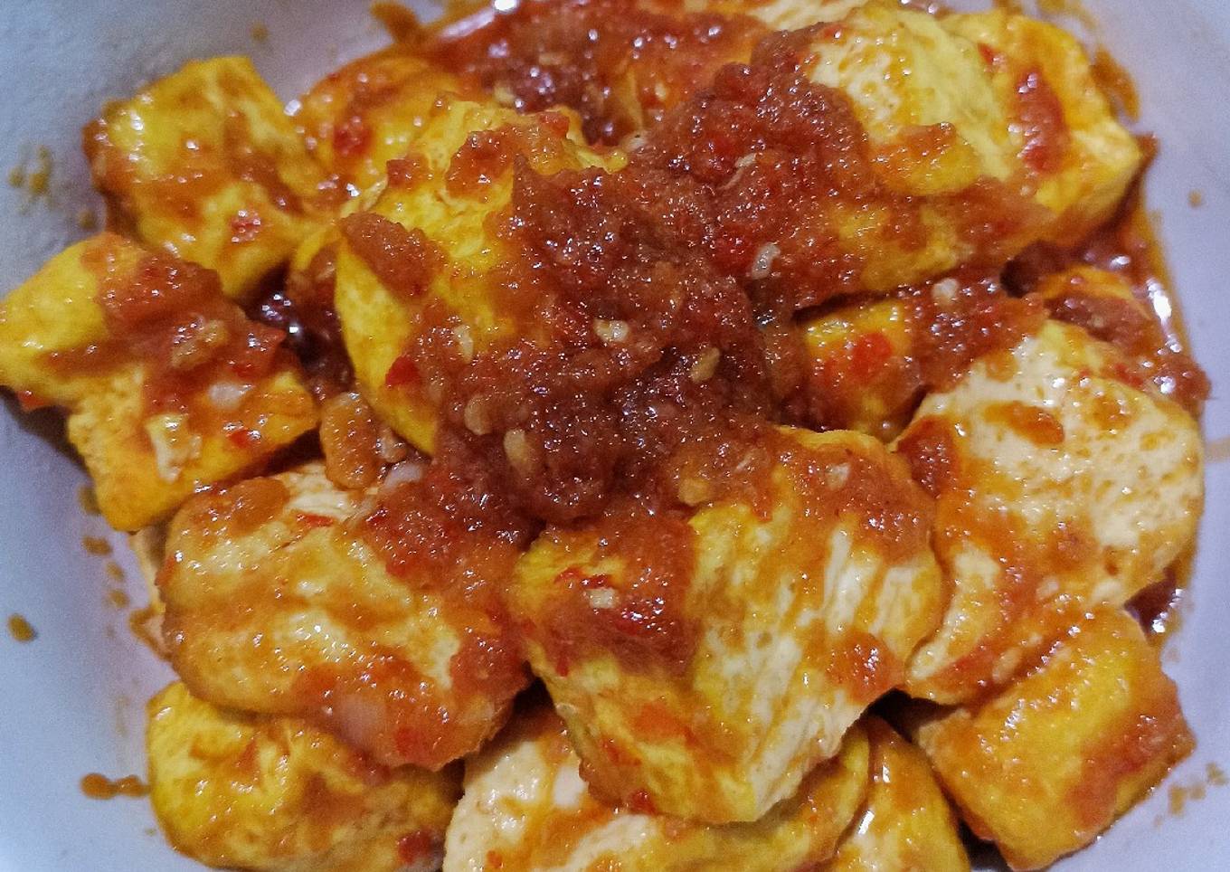 Tahu balado pedes manis