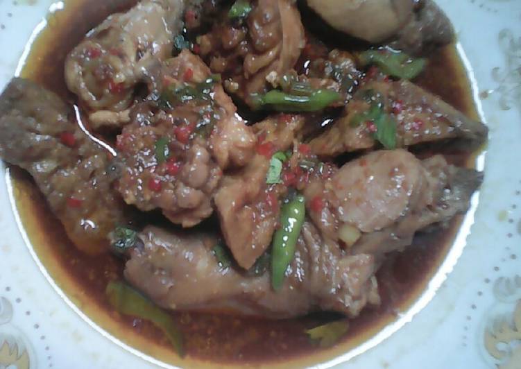 Resep Semur ayam pedas Anti Gagal