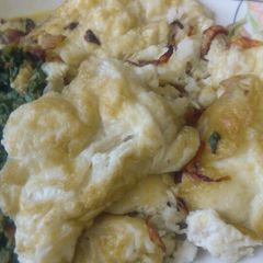 A picture of Fried eggs(kienyeji style)#authormarathon#.