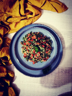 عکسی از دستور تبوله (سالاد)