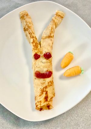 Une photo de Crêpes à la farine complète