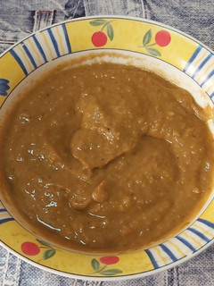 Una foto de Guacamole casero