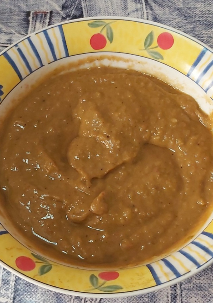 Una foto de Guacamole casero