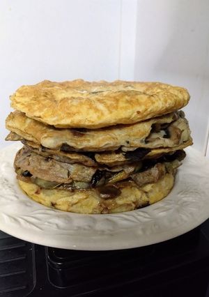 Una foto de Pastel de tortillas