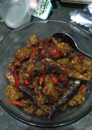 Foto resep Tongkol tempe masak kecap