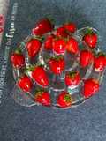 Kandierte Erdbeeren