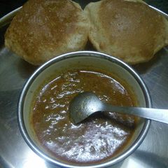 A picture of Mutton keema curry.