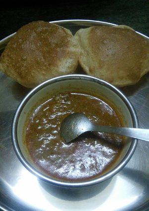 A picture of Mutton keema curry.