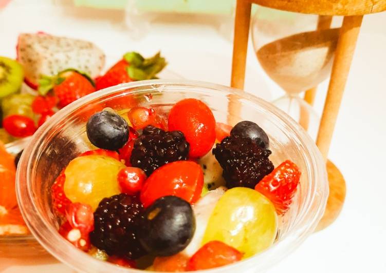 Step-by-Step Guide to Prepare Homemade Rainbow Fruit Salad