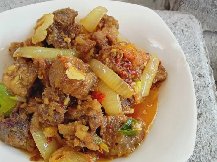 Langkah Mudah untuk Membuat Resep Oseng tetelan mercon mama oyek Anti Ribet, Menggugah Selera