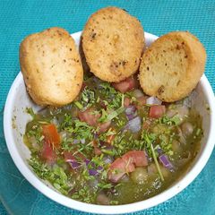 A picture of Sprouts Salad With Melon Dressing.
