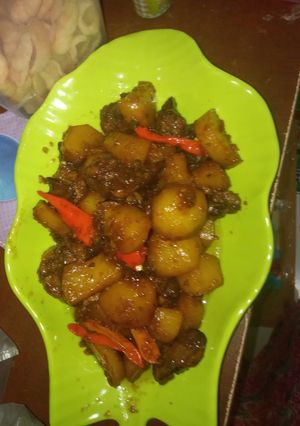 Foto resep Semur Ati Ampela Kentang