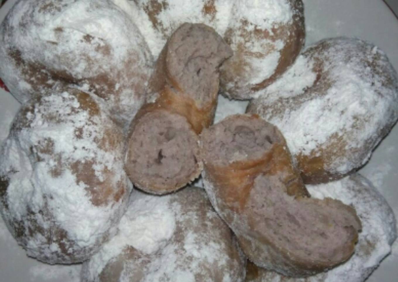 Donat Ubi Ungu tanpa Telor