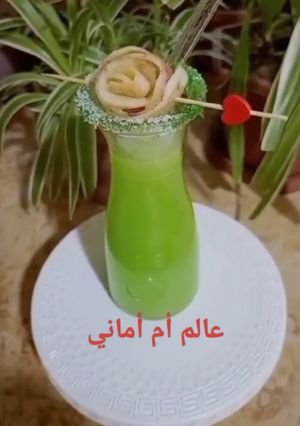 صورة لوصفة عصير التفاح المنعش