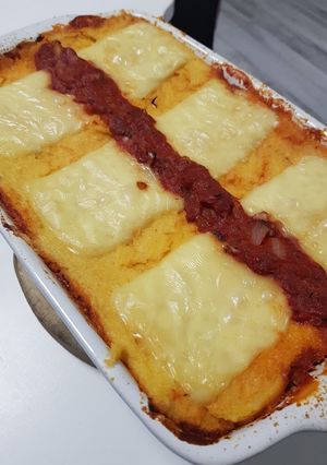 Une photo de Gratin de polenta SG SL