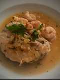 Merluza con gambas