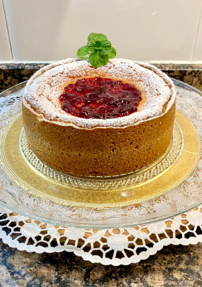 Una foto de Pastel de requesón