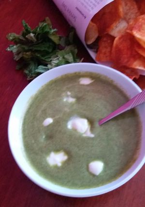 A picture of Green Garlic dip.