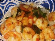 A picture of thai prawns