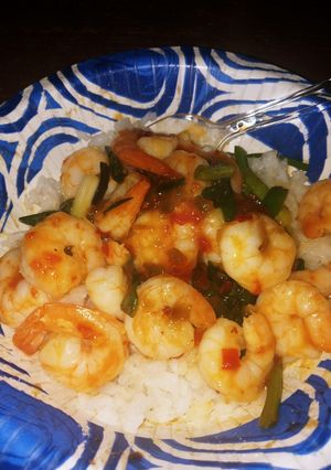 A picture of Sweet Thai Jalapeño Shrimp.