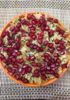 A picture of No onion no garlic cabbage rice.