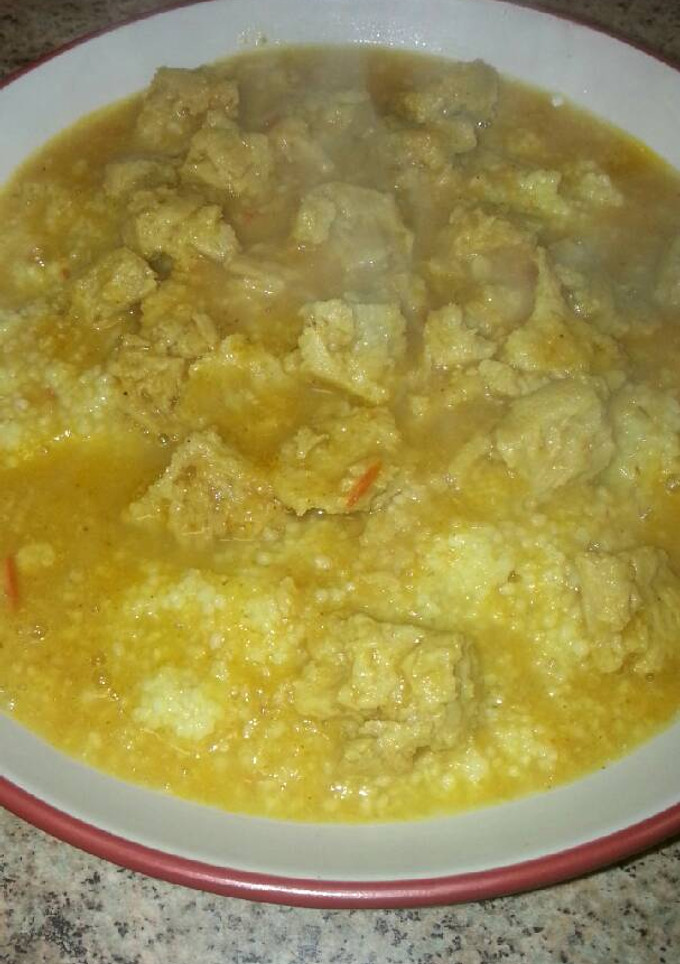 Una foto de Curry de soja (vegano)