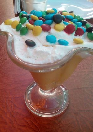 Una foto de Batido de mango con leche