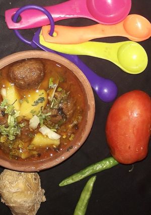 A picture of Kaddu kay koftay.