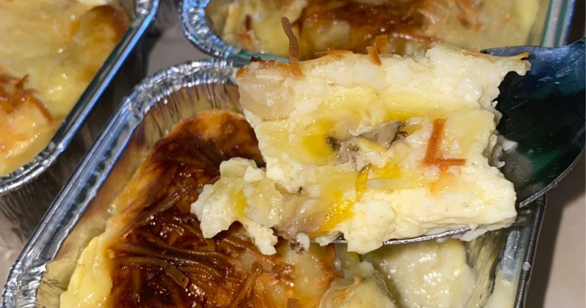 Banana Egg Pudding