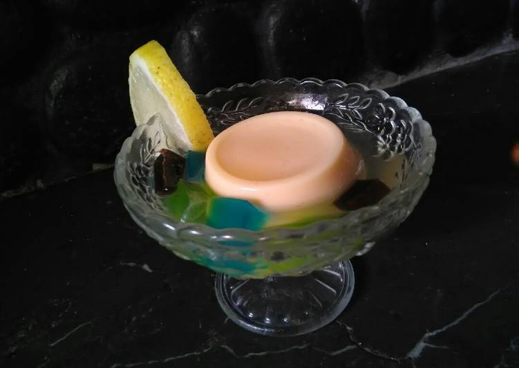 Resep Silky pudding w lemon saus yang Enak