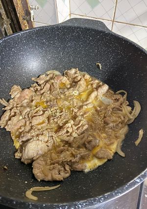 รูปของ ข้าวหน้าหมูสไลด์ซอสเทอริยากิ