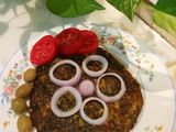 کوکوی خرفه با آرد ذرت