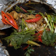 A picture of Steamed Trout.