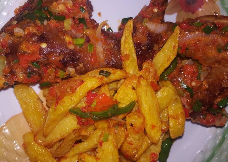 Recipe of Homemade Peppered chicken 🍗