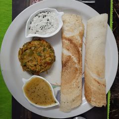 A picture of Vegetable Dosa.