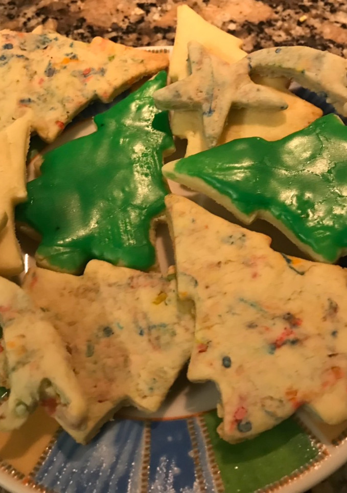 Una foto de Galletitas navideñas de hojaldre alemán
